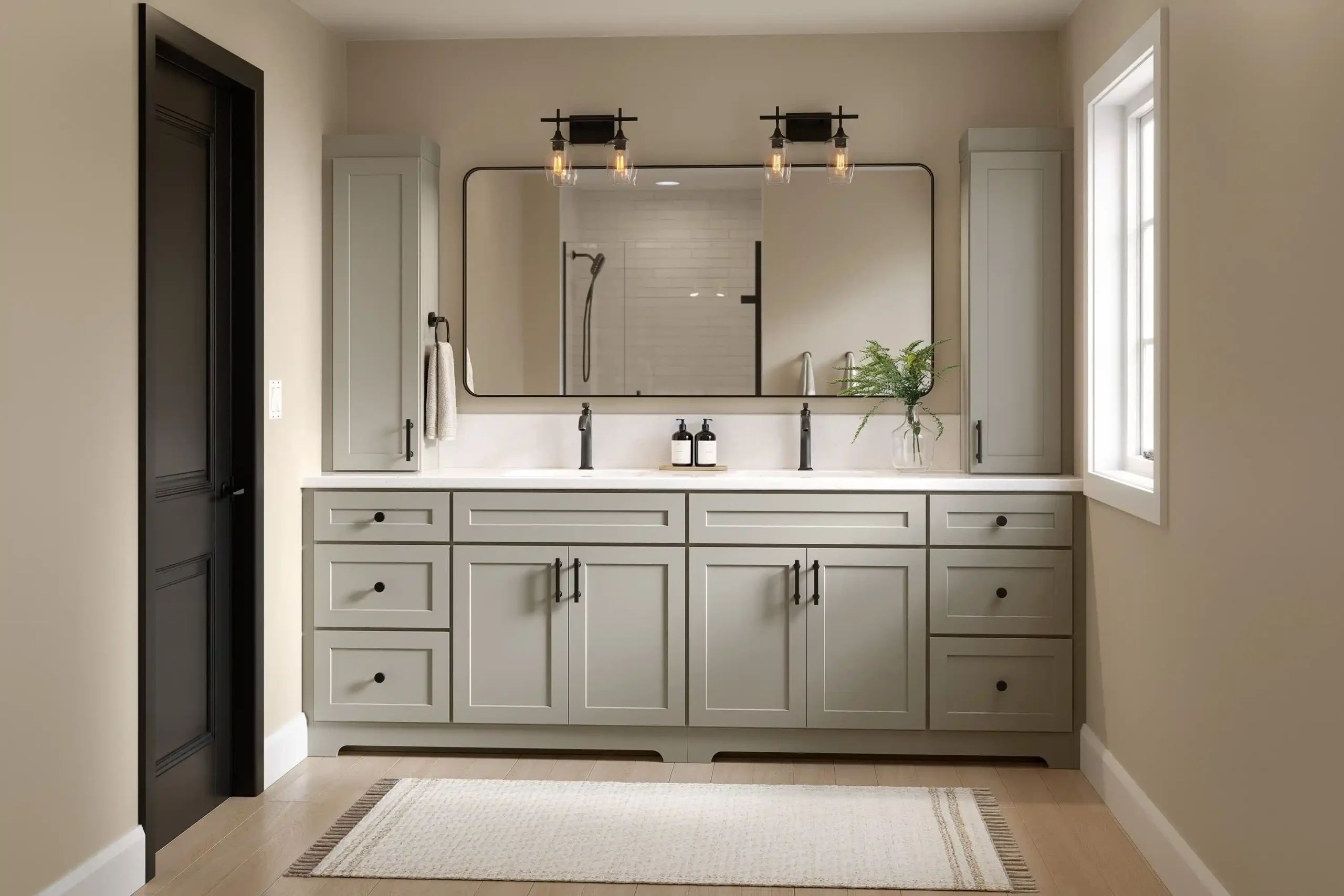 Bathroom Cabinet Installation Cost by Material