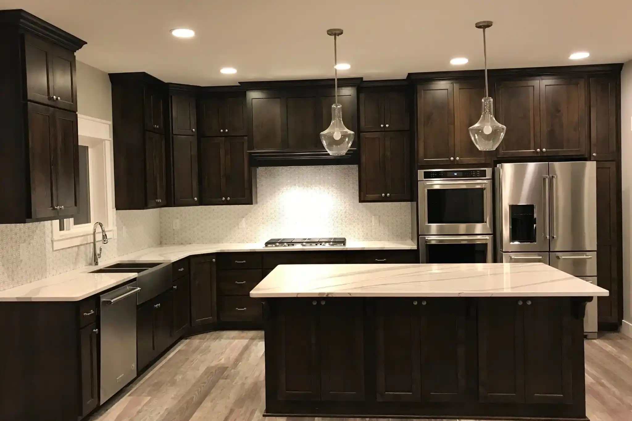 Brown Kitchen Cabinet