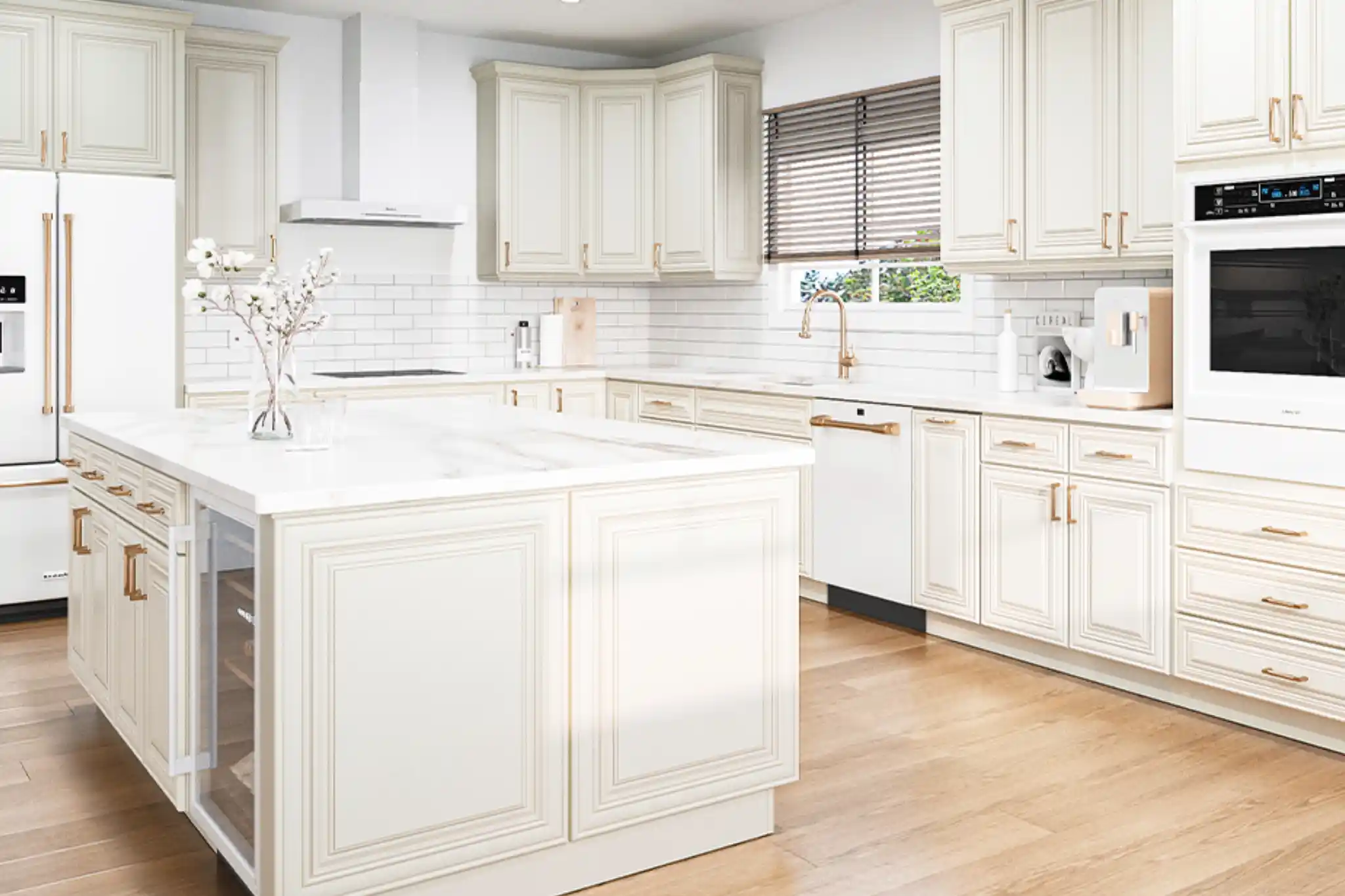 Cream Kitchen Cabinet