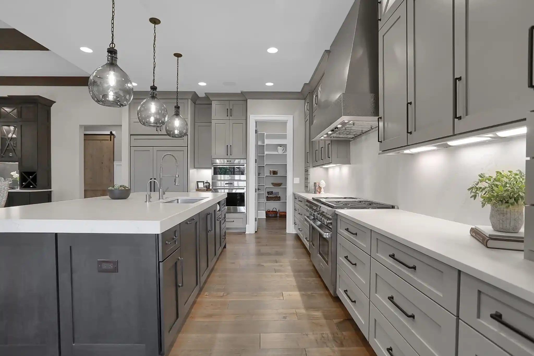 Grey Kitchen Cabinet